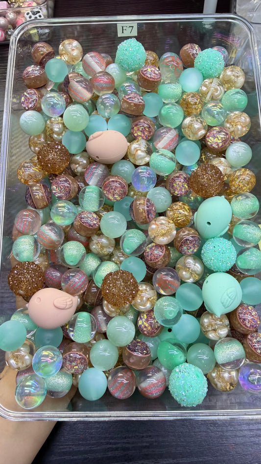 7.23 FOCAL MIX BEADS:F7(jasmine skies)