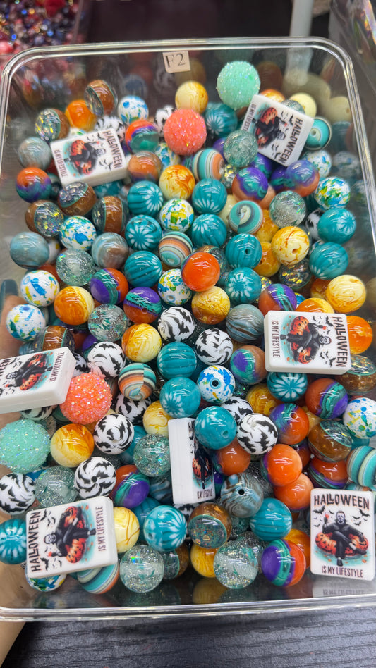 7.29 FOCAL MIX BEADS:F2(Halloween horror)
