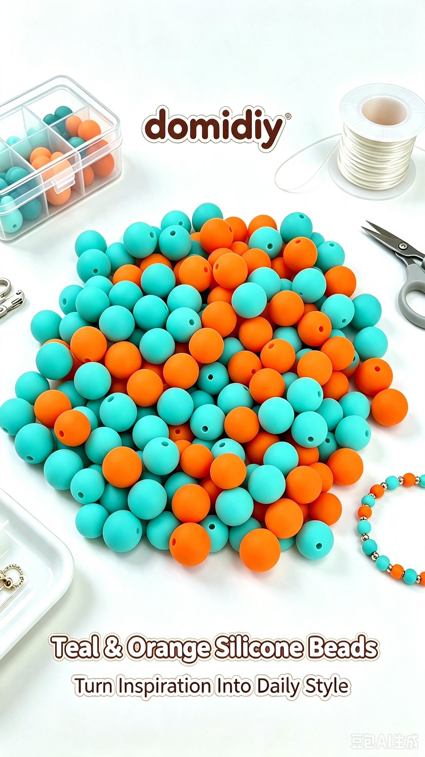 7.31 Solid Silicone Mix beads