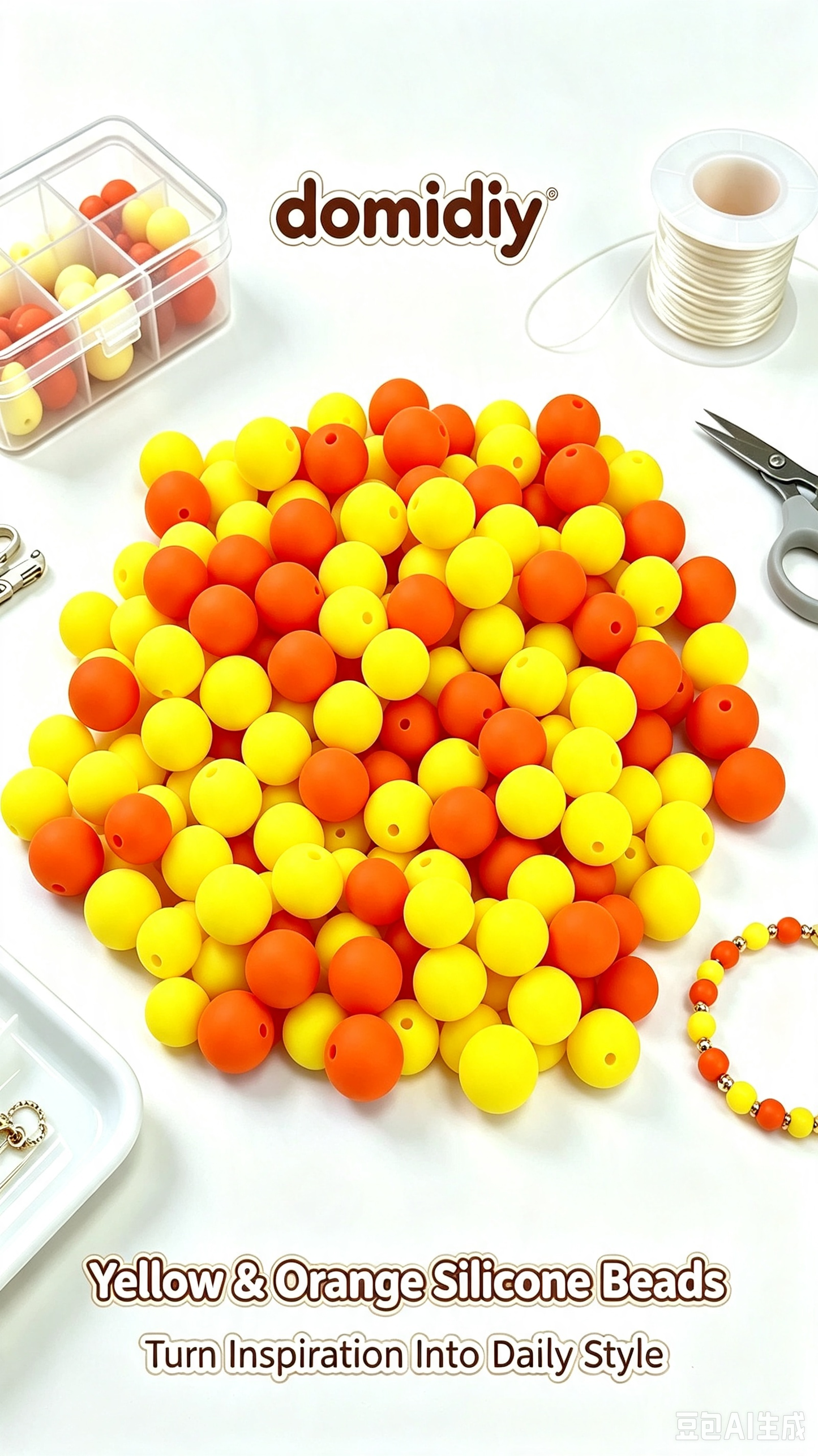 7.31 Solid Silicone Mix beads