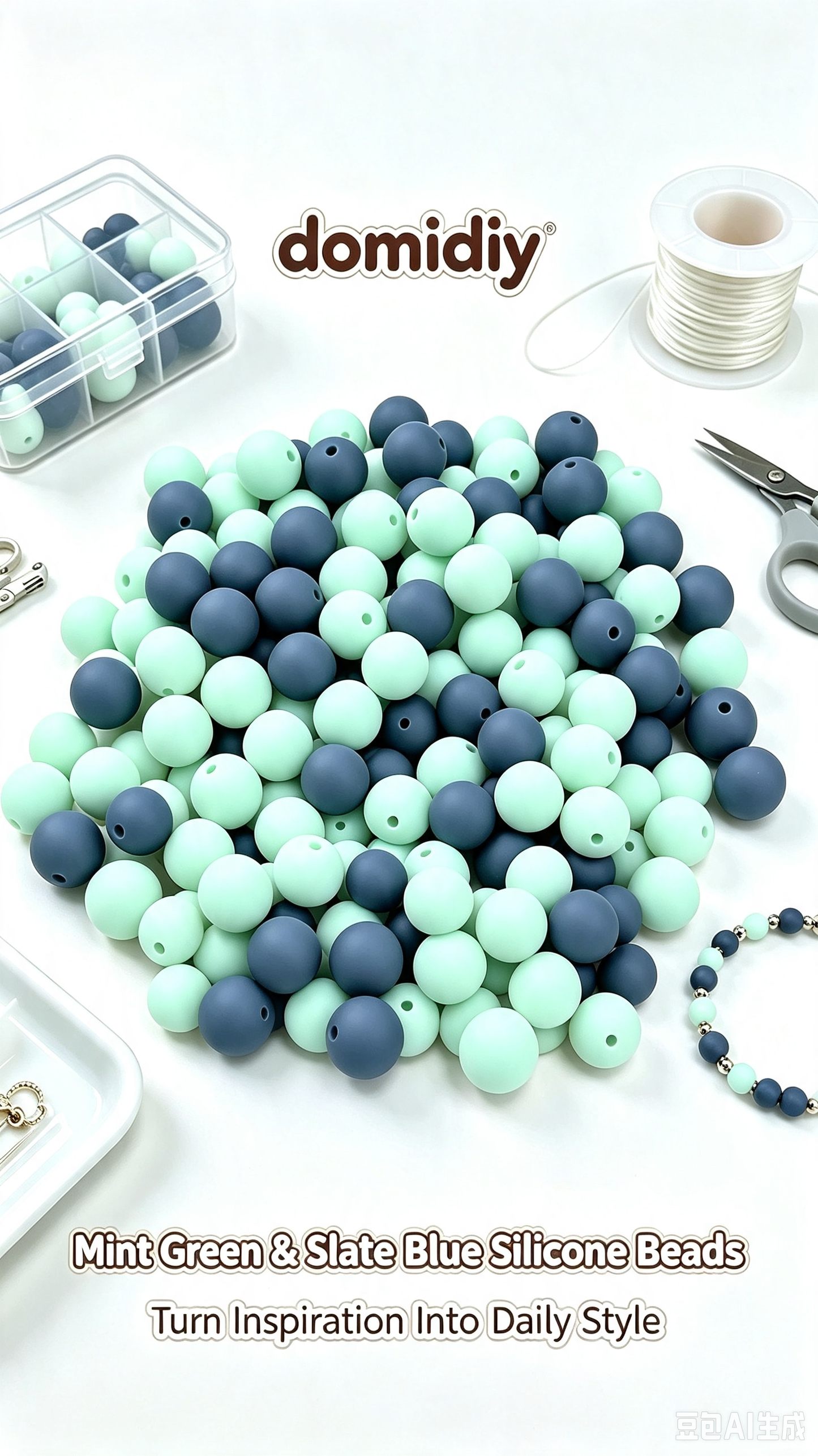 7.31 Solid Silicone Mix beads