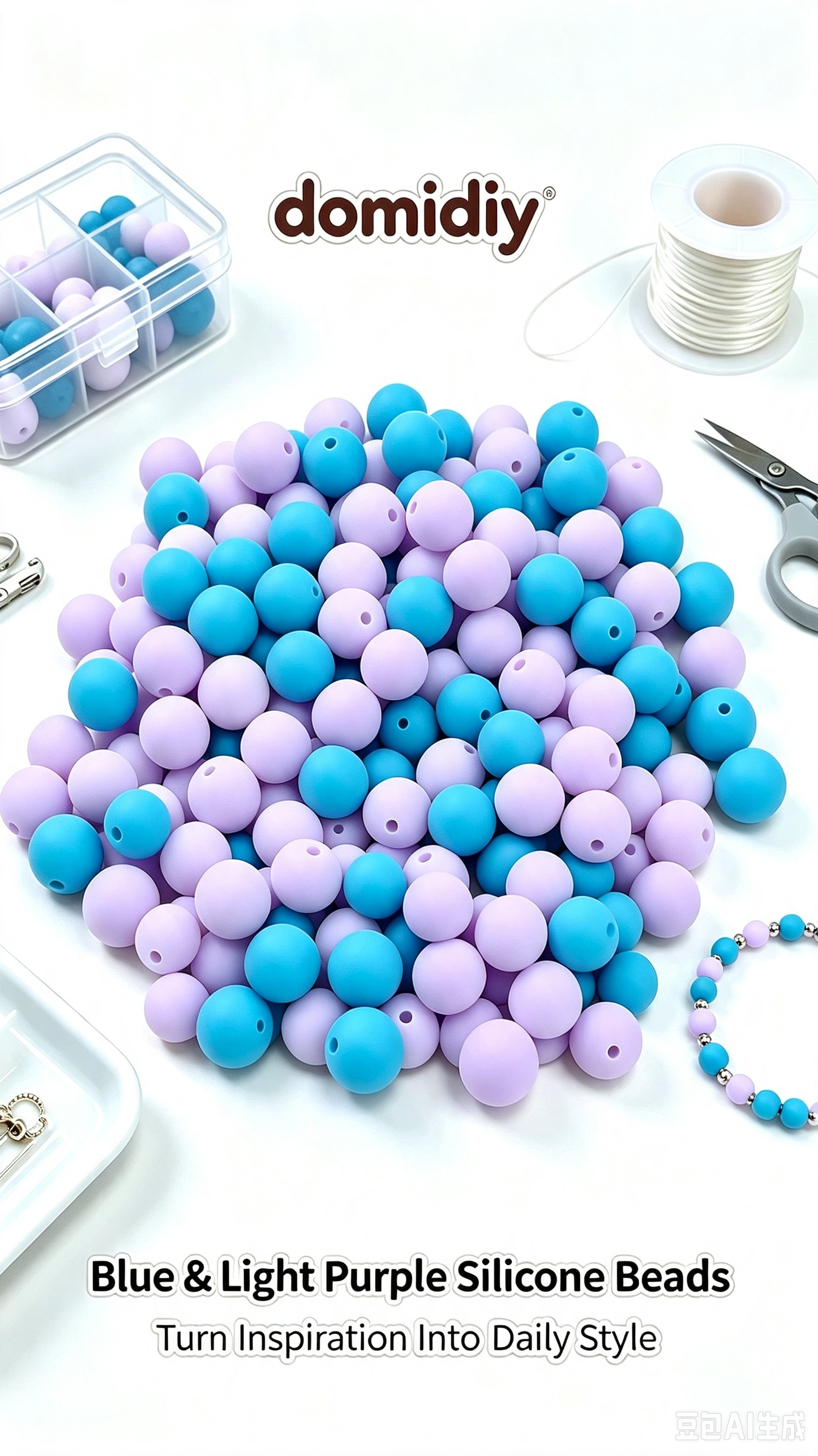 7.31 Solid Silicone Mix beads