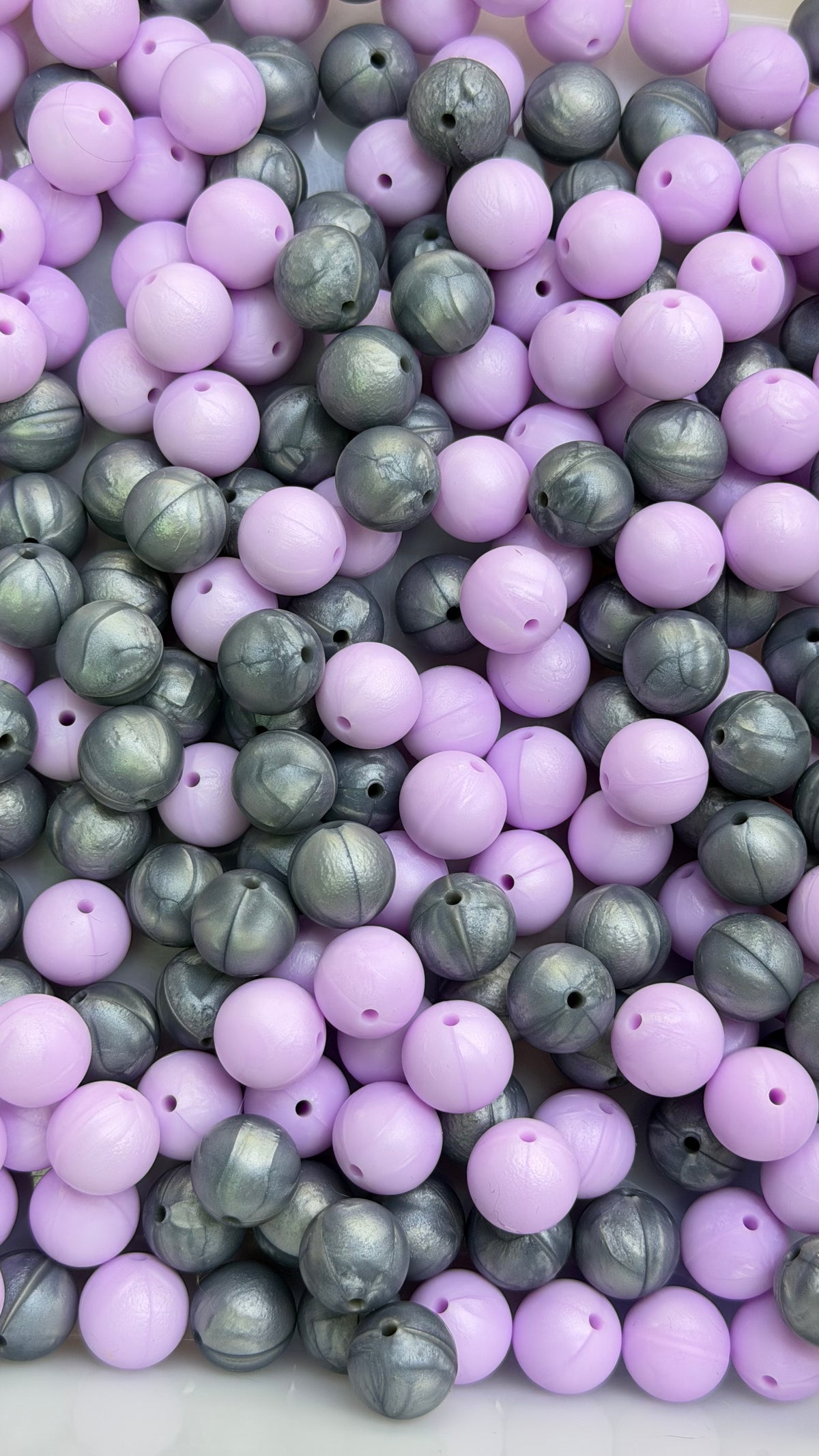 Solid Silicone Mix beads