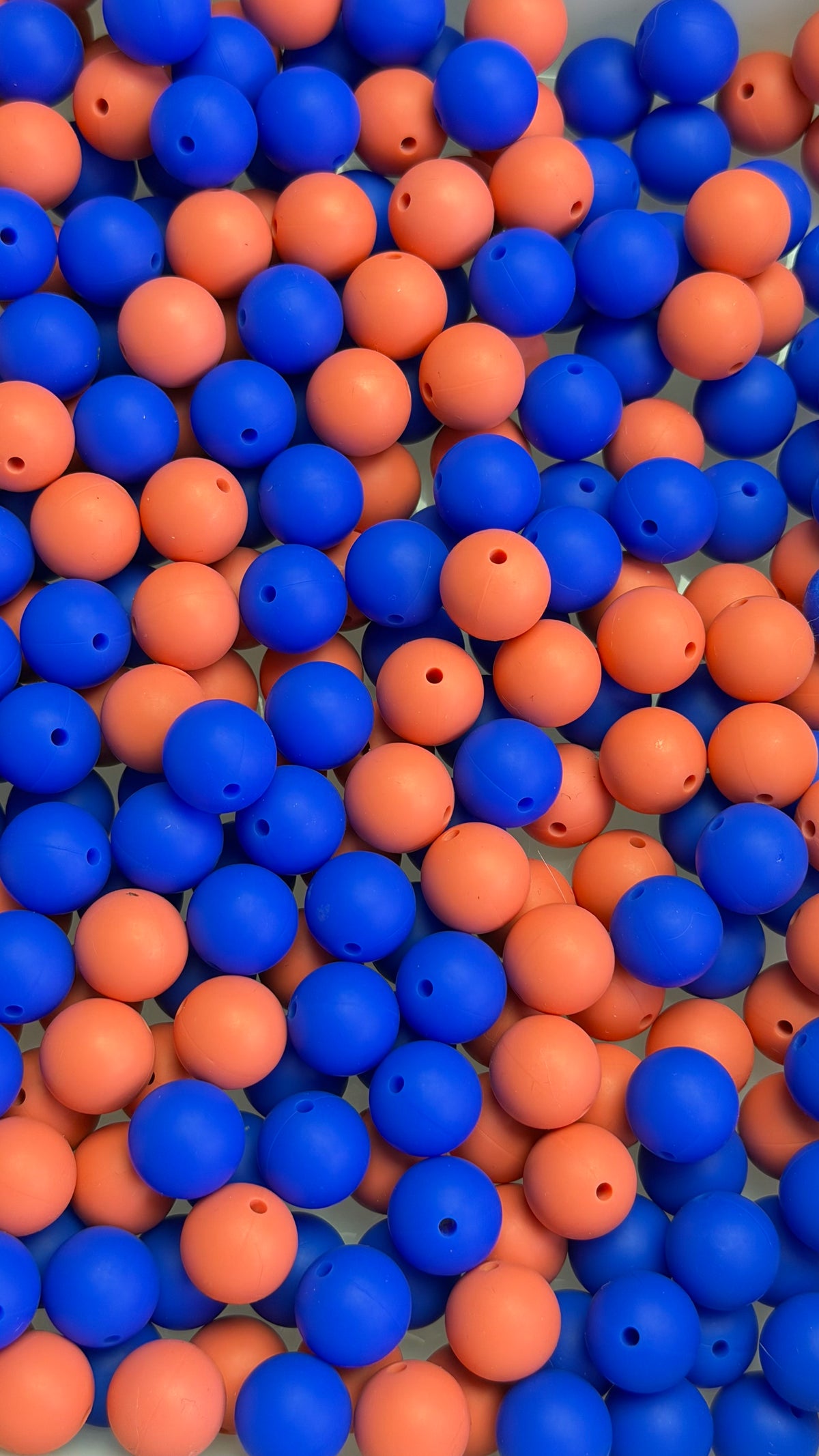 Solid Silicone Mix beads