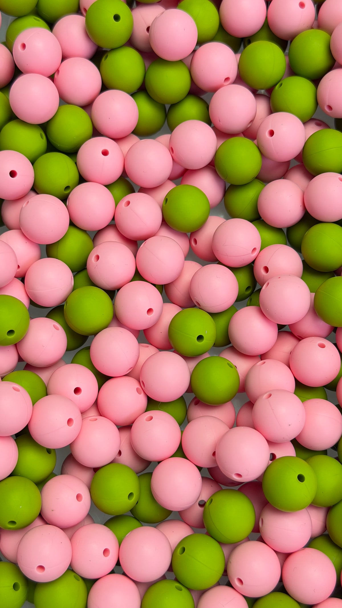 Solid Silicone Mix beads