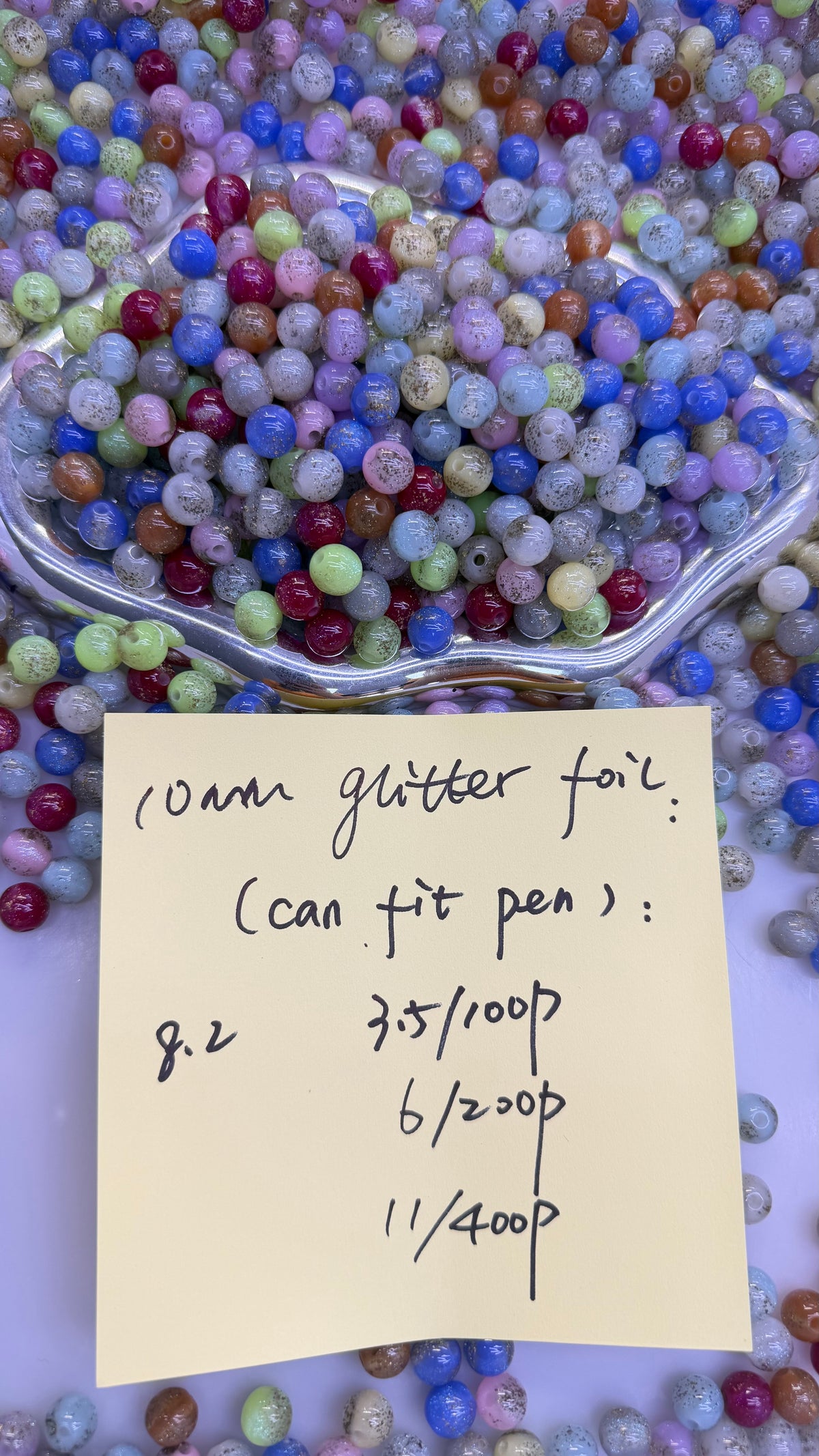 8.2NEW-10mm glitter foil