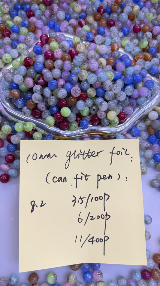 8.2NEW-10mm glitter foil