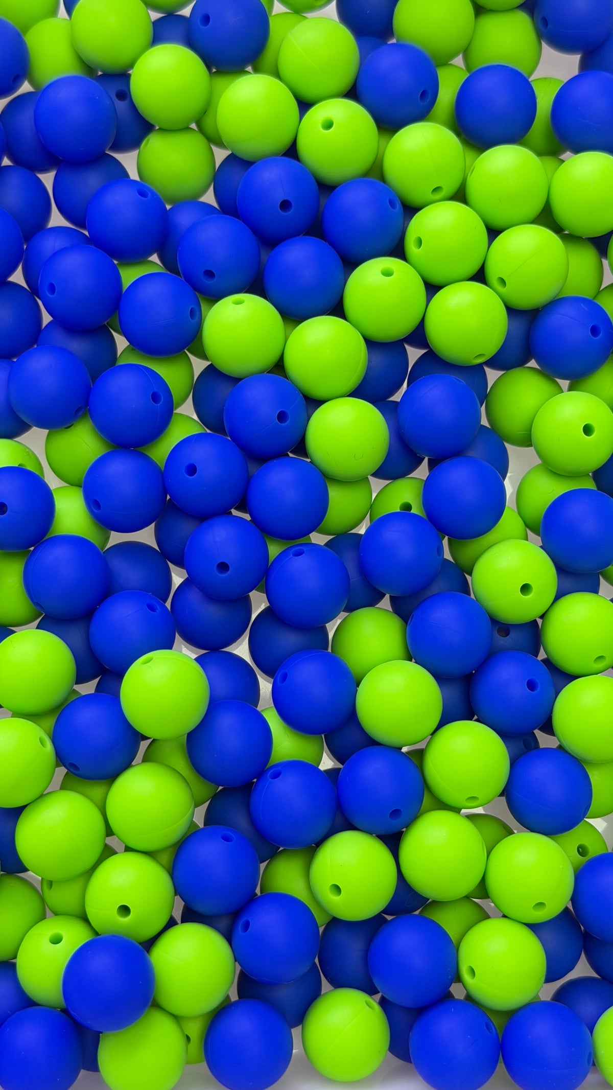 Solid Silicone Mix beads