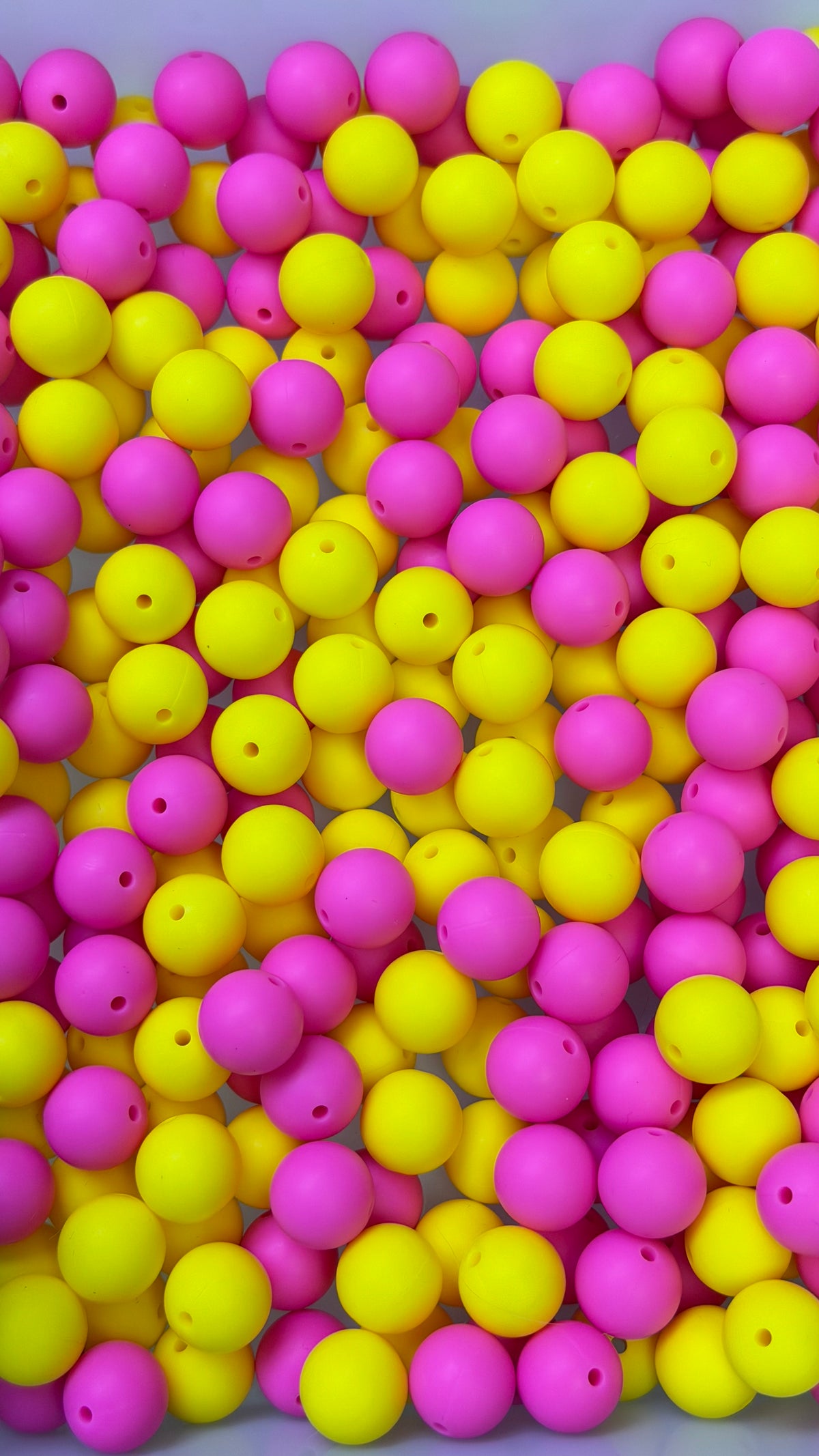 Solid Silicone Mix beads