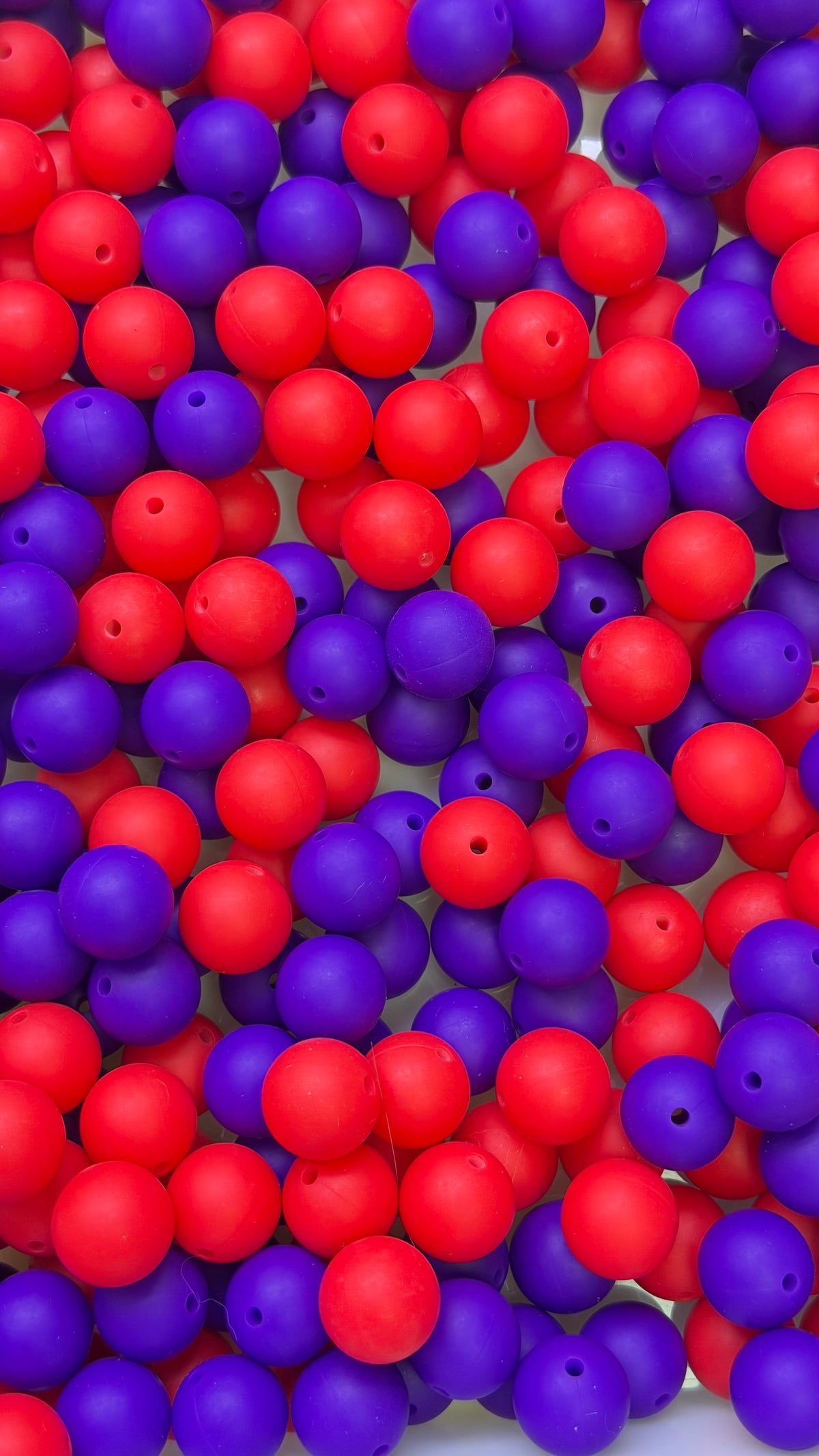 Solid Silicone Mix beads