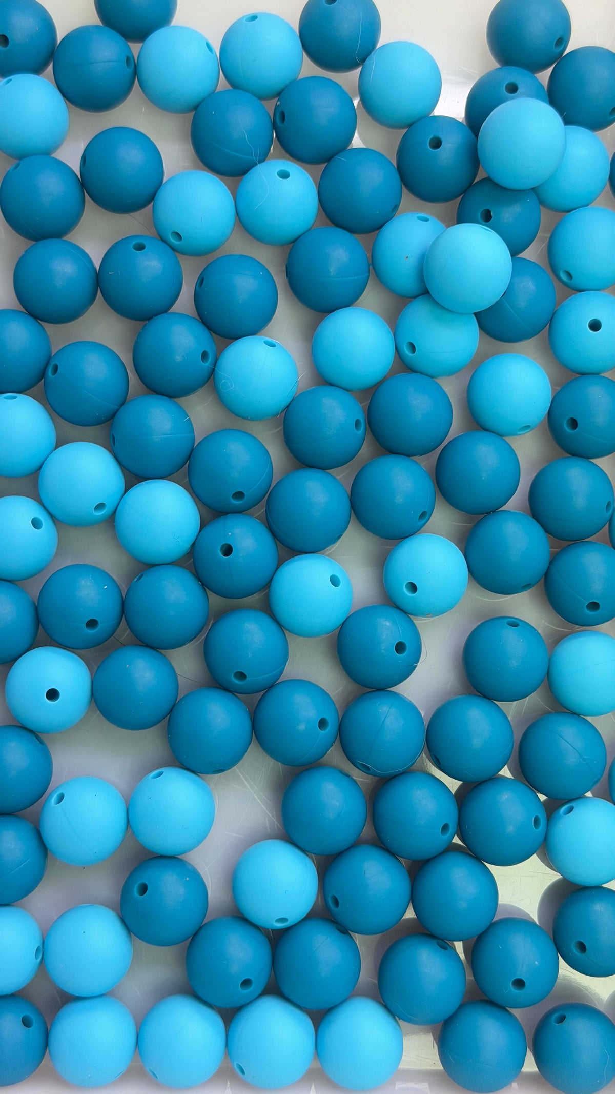 Solid Silicone Mix beads