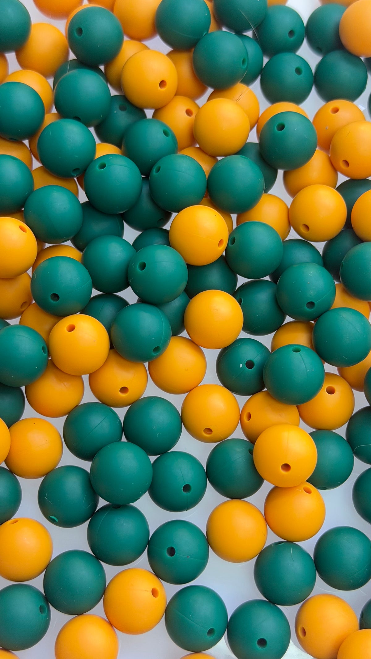 Solid Silicone Mix beads