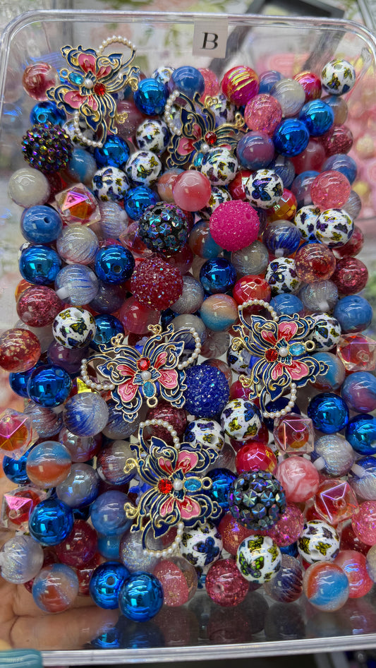 8.9 FANCY MIX BEADS:V1（butterfly magic）