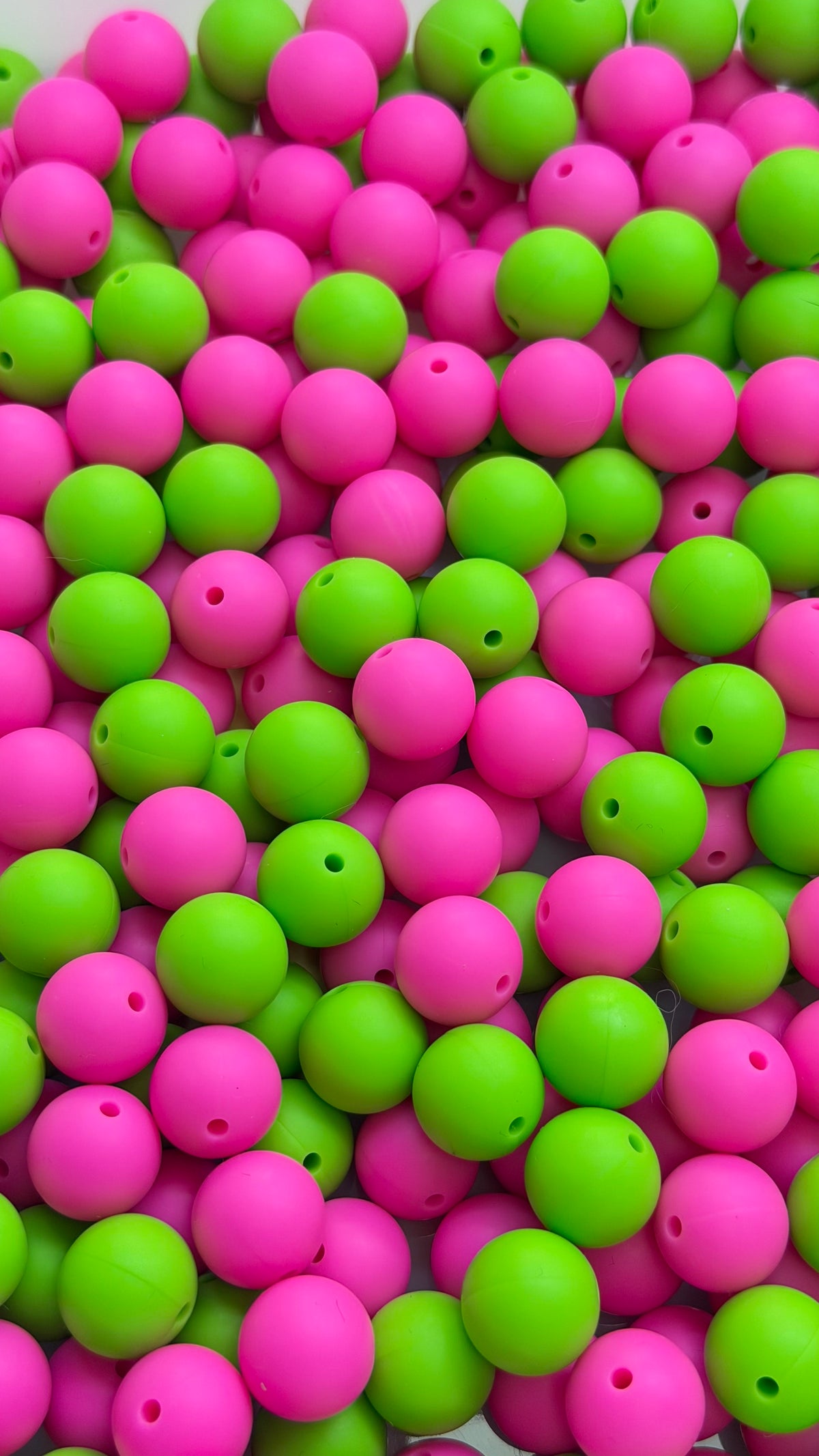 Solid Silicone Mix beads