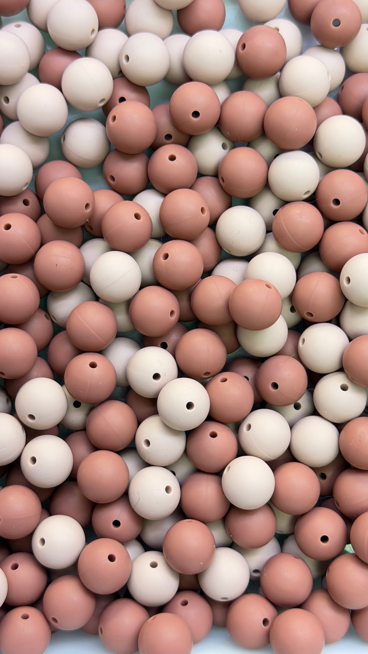 Solid Silicone Mix beads