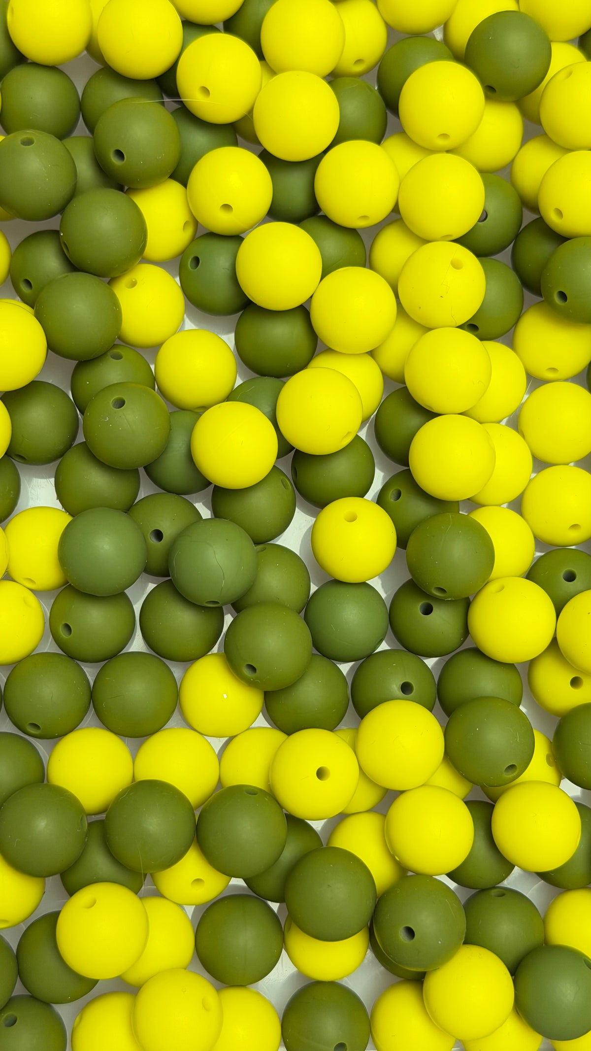 Solid Silicone Mix beads