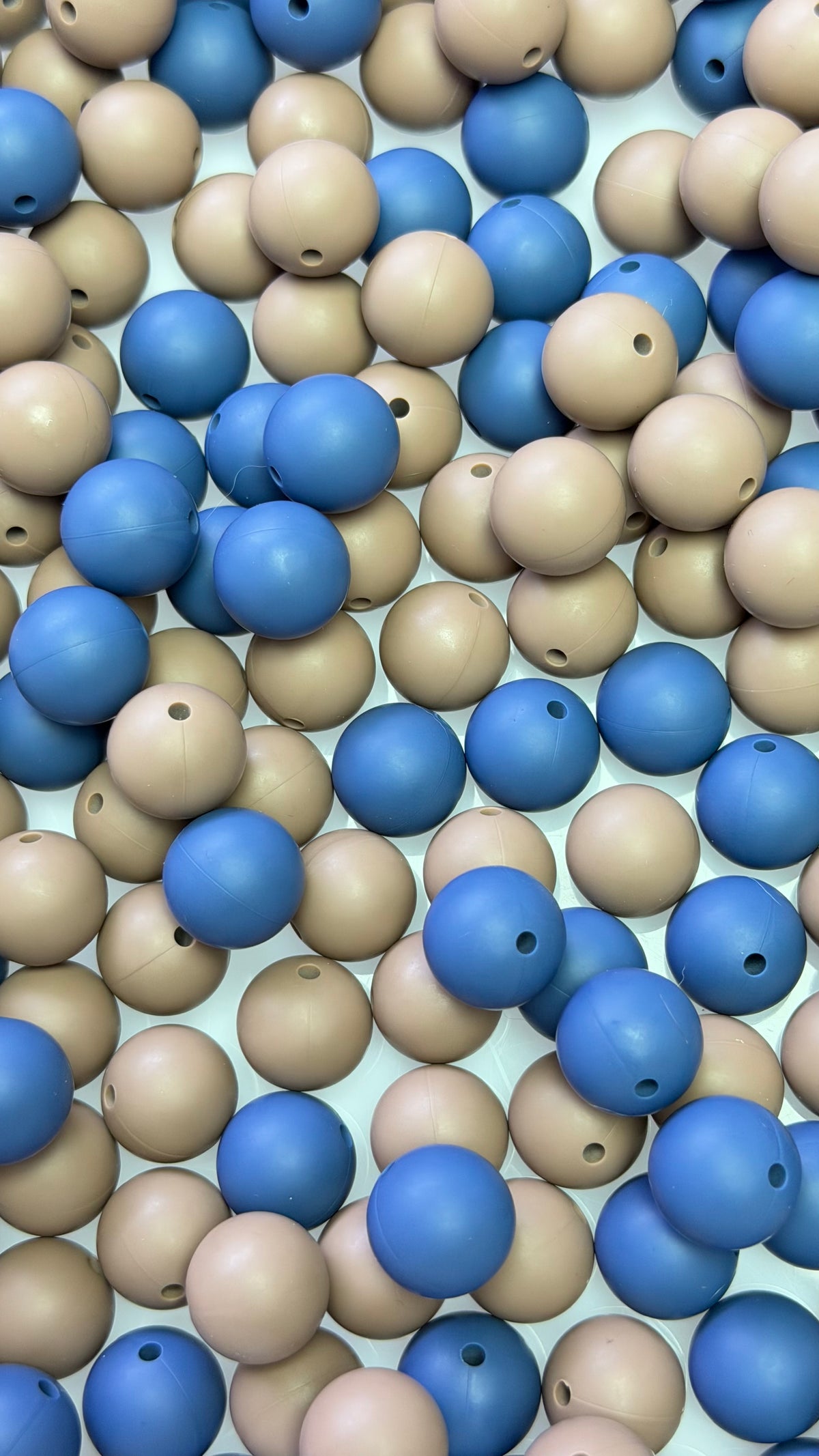 Solid Silicone Mix beads
