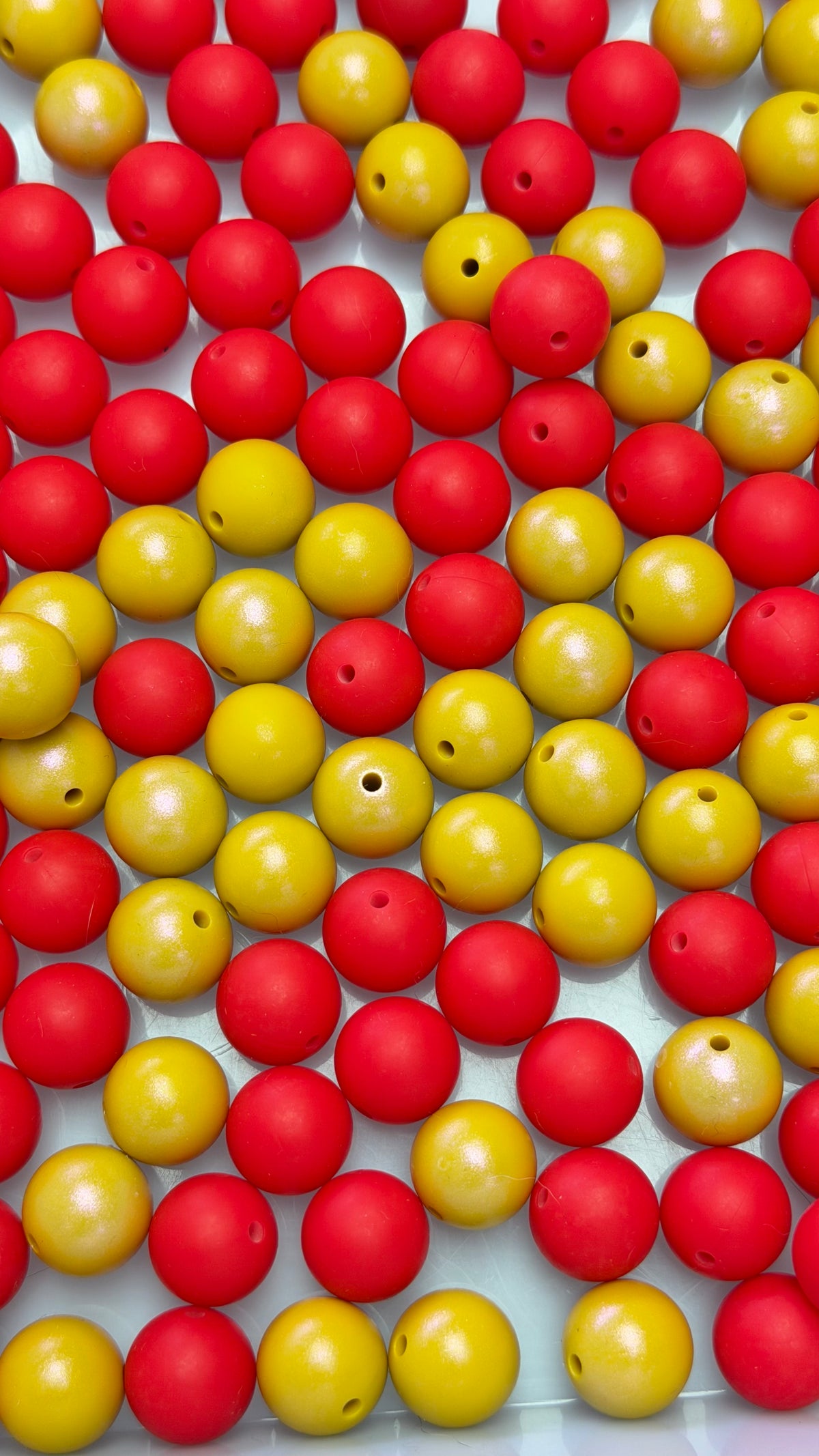 Solid Silicone Mix beads