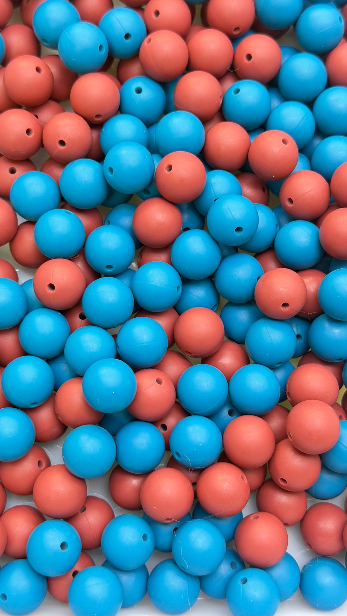 Solid Silicone Mix beads