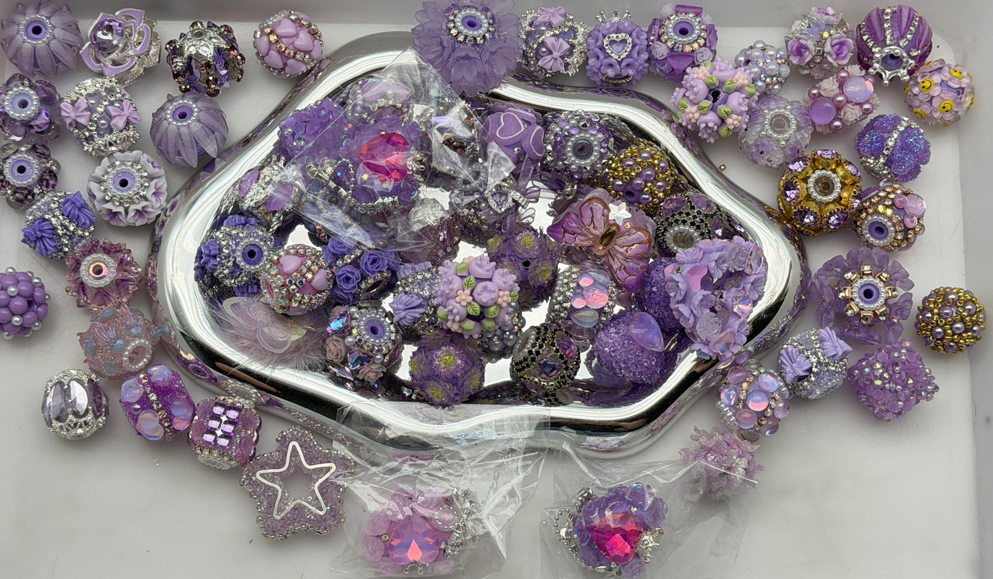 9.3 fancy beads mix promotion