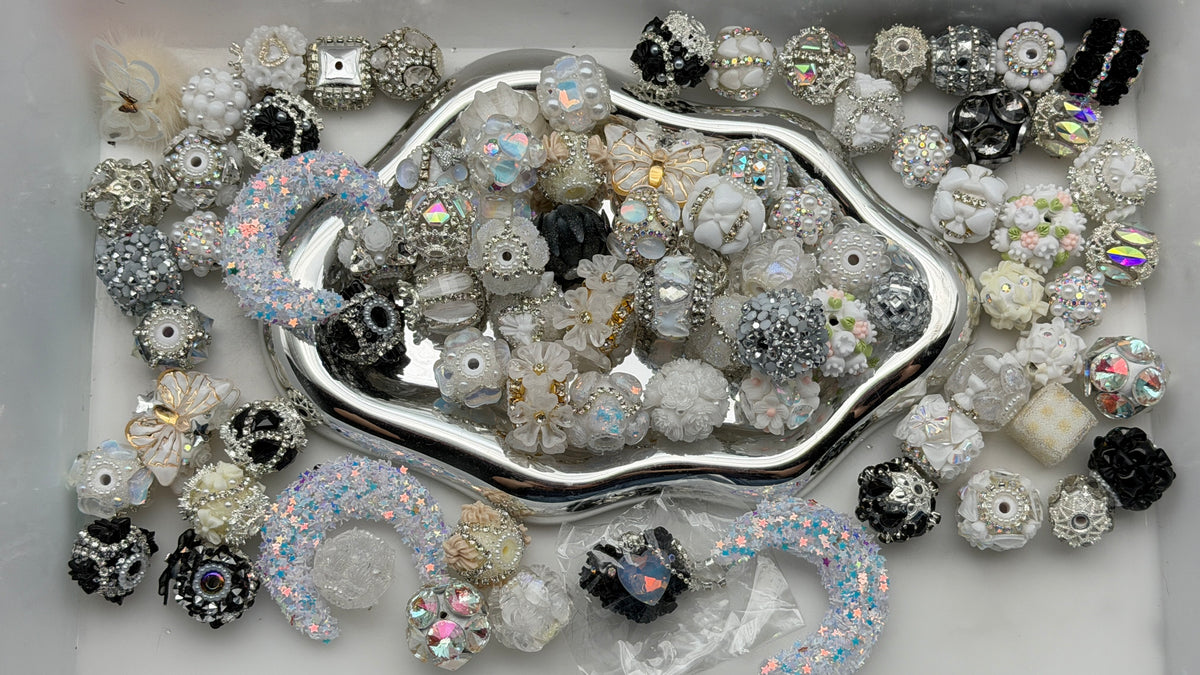 9.3 fancy beads mix promotion