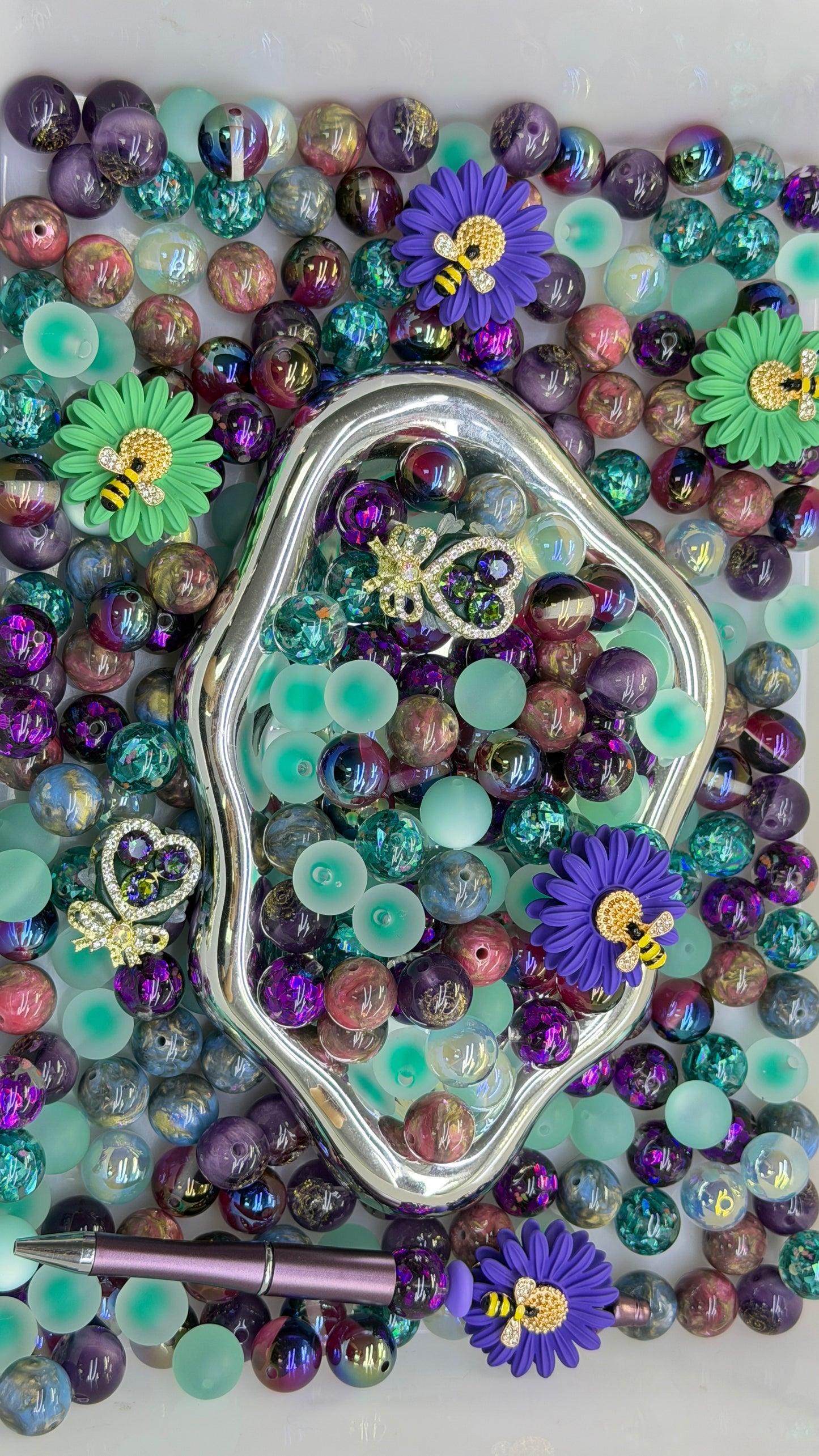 9.5 FANCY MIX BEADS:bee