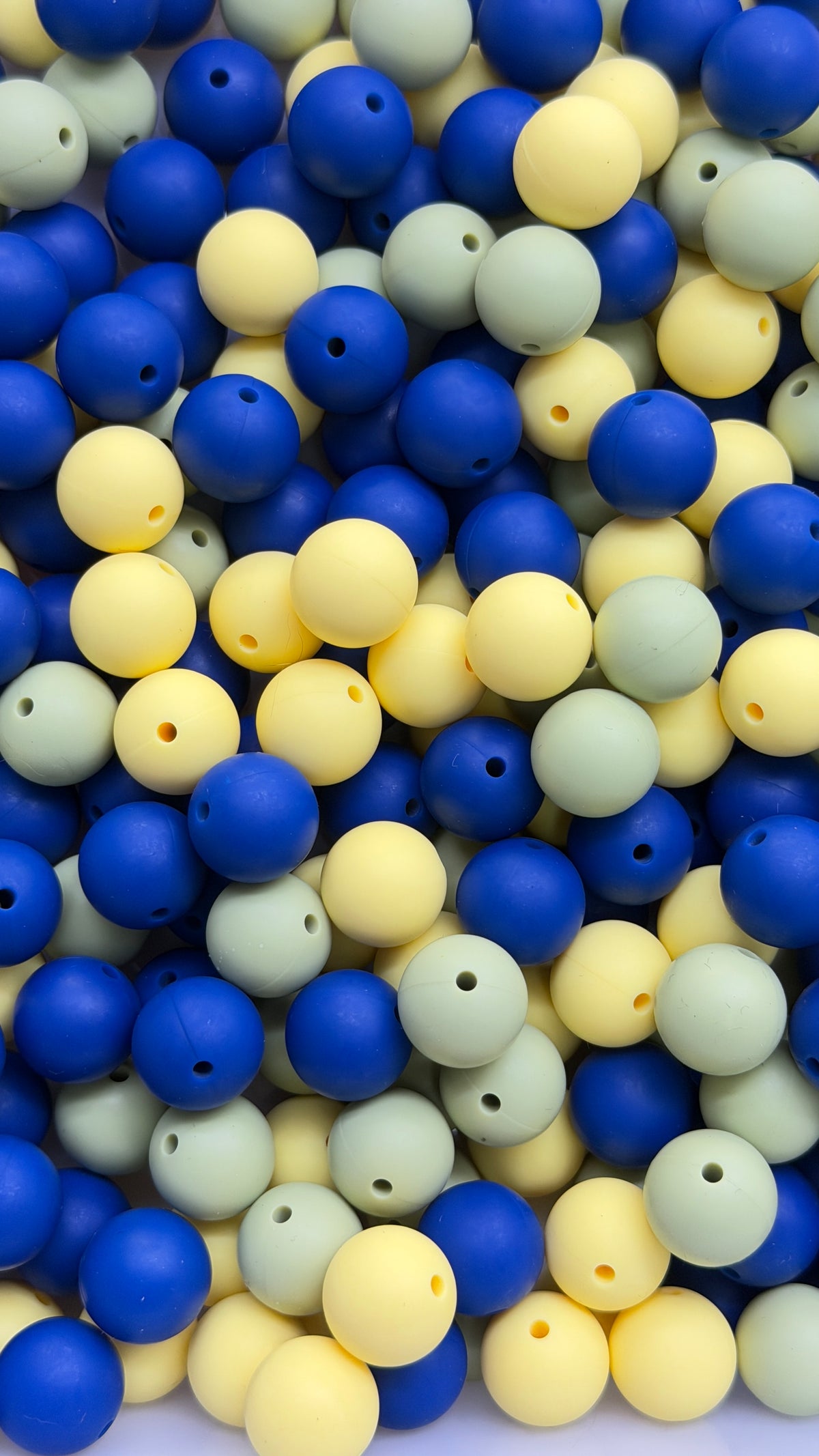 Solid Silicone Mix beads