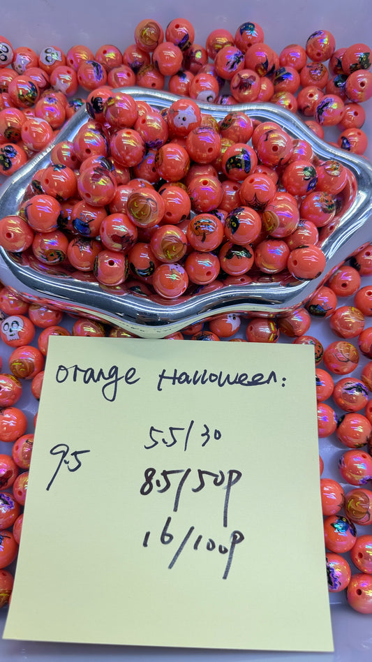 9.5 NEW-orange Halloween
