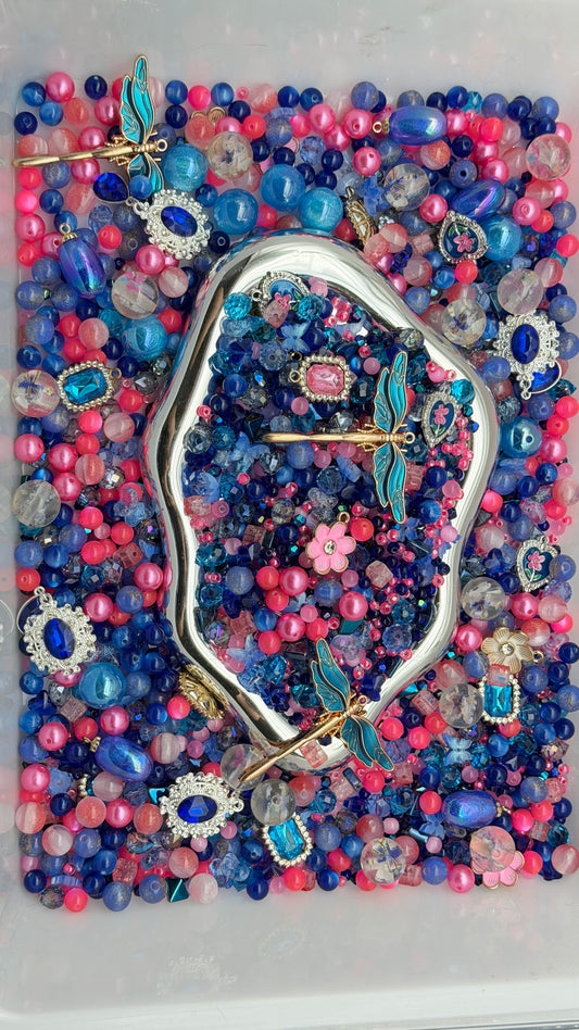 9.6 PHONE CHAIN MIX BEADS:Dragonfly