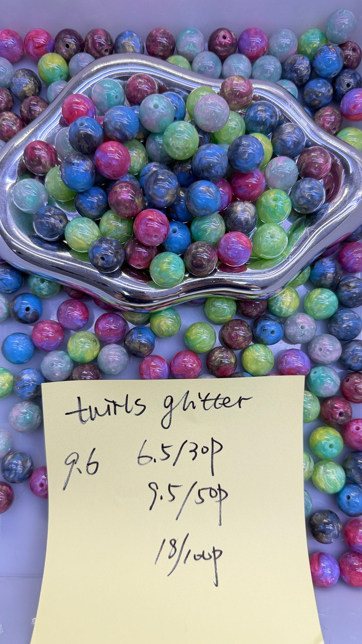 9.6 NEW-twirls glitter