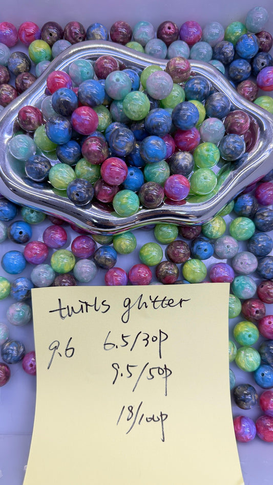 9.6 NEW-twirls glitter