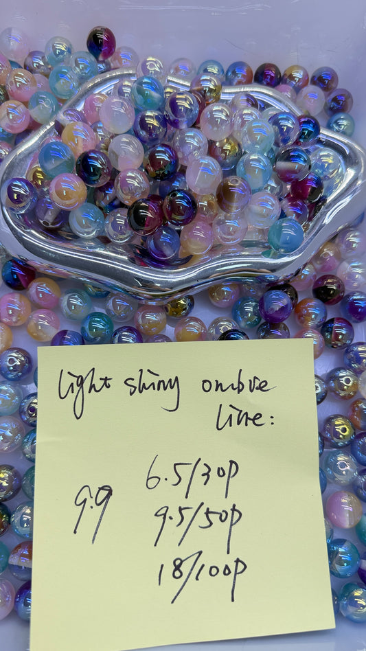 9.9 NEW-light shiny ombre line