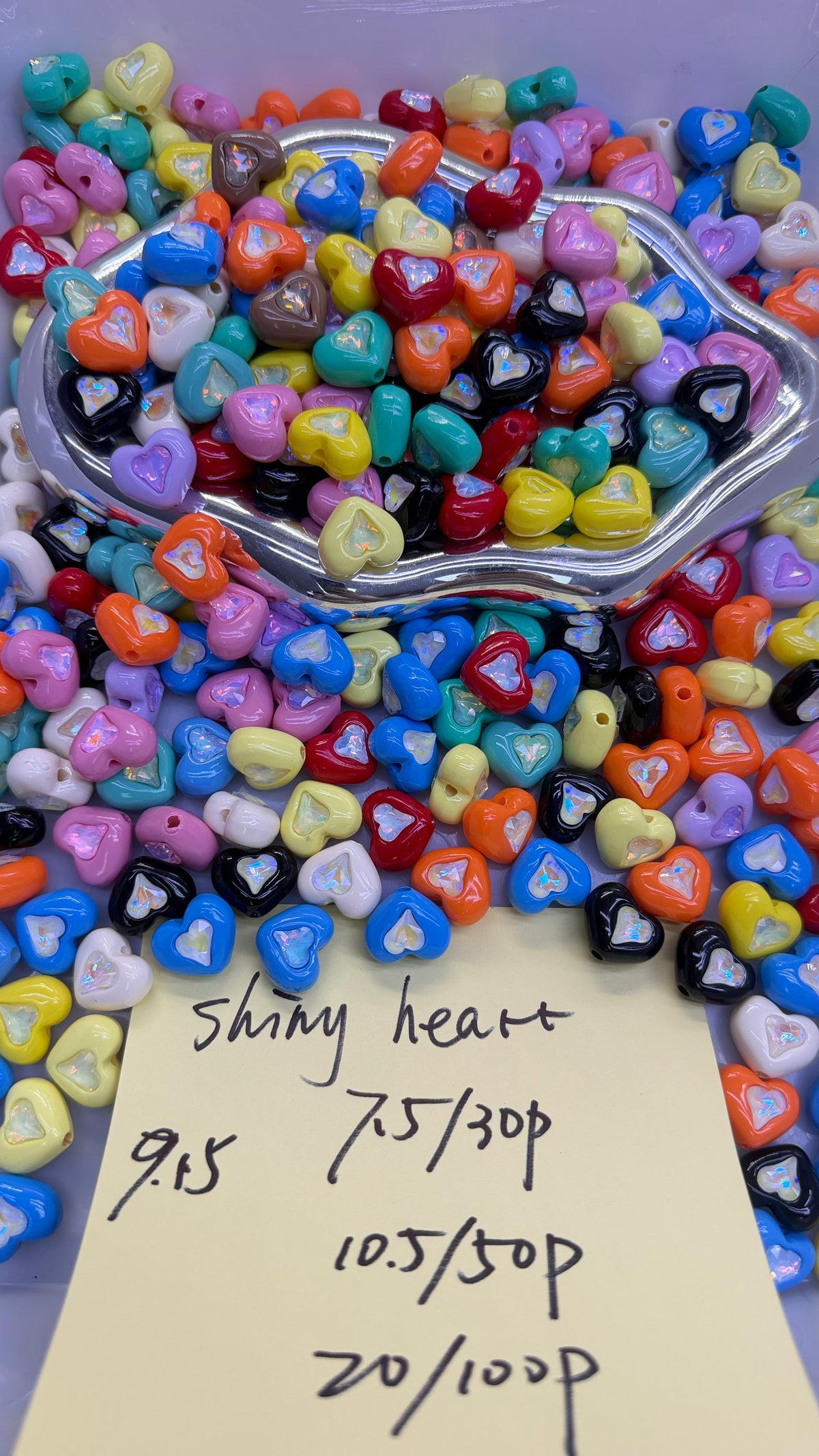 9.15 NEW-shiny heart