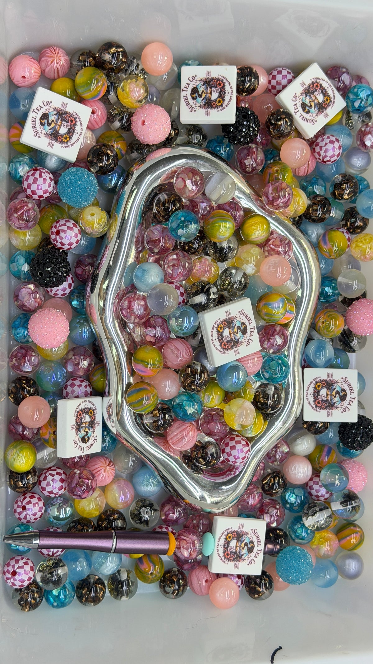 9.16 FOCAL MIX BEADS:SURIEL TEA
