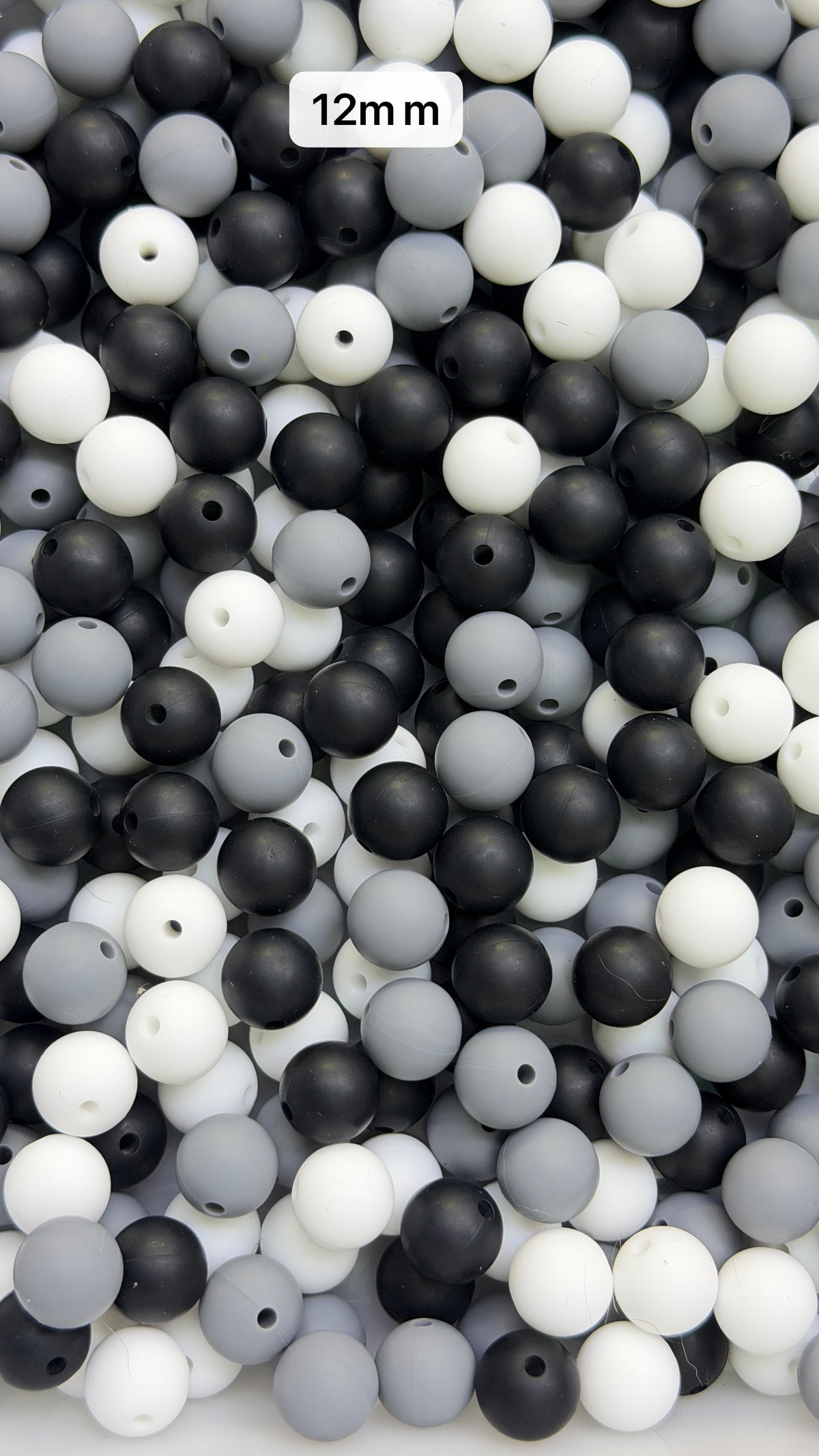 9.19 12mm Silicone Mix beads
