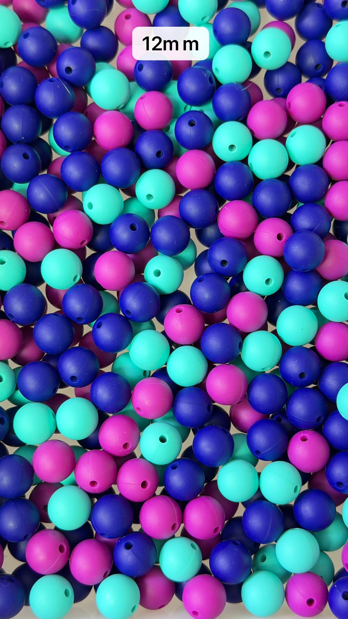 9.19 12mm Silicone Mix beads