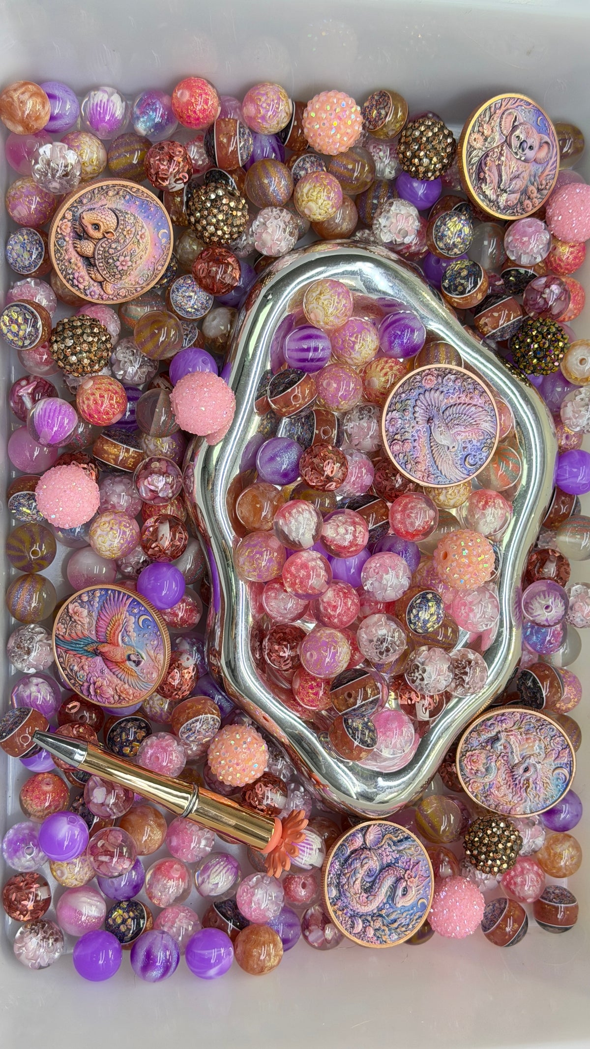 9.23 FANCY MIX BEADS:animal party