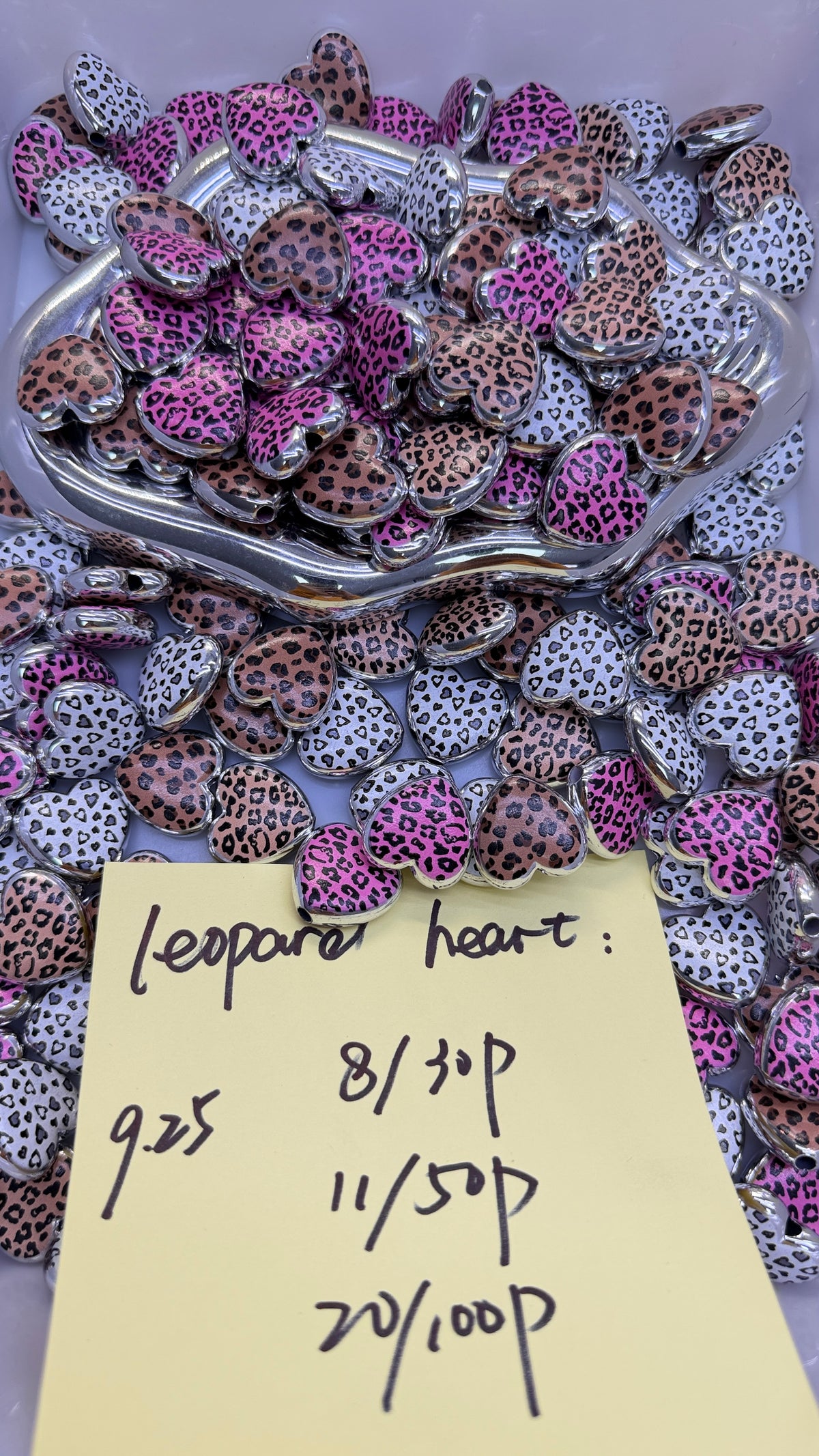 9.25 NEW-leopard heart
