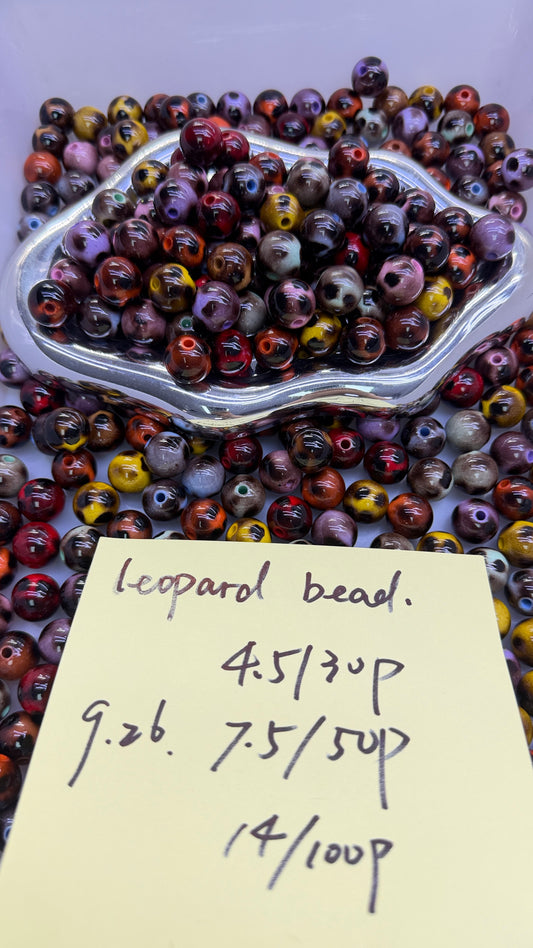 9.26 NEW-leopard bead