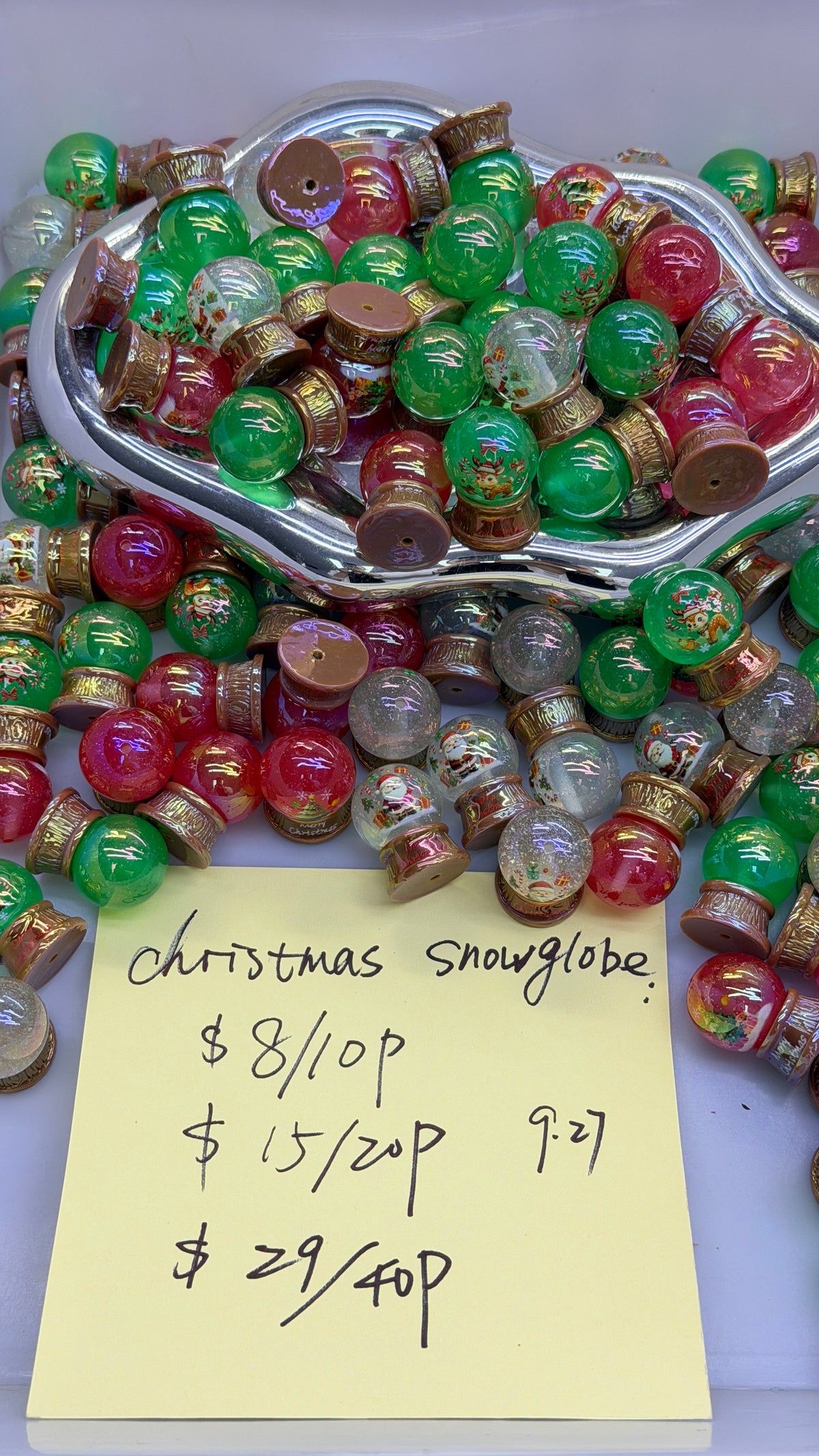9.27 NEW-christmas snowglobe
