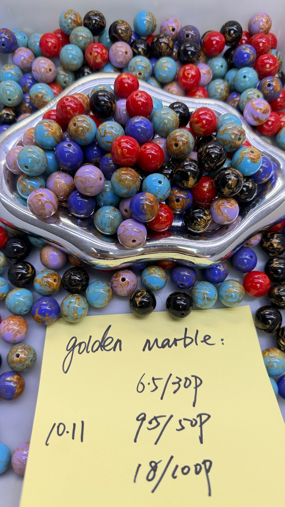 10.11 NEW-golden marble