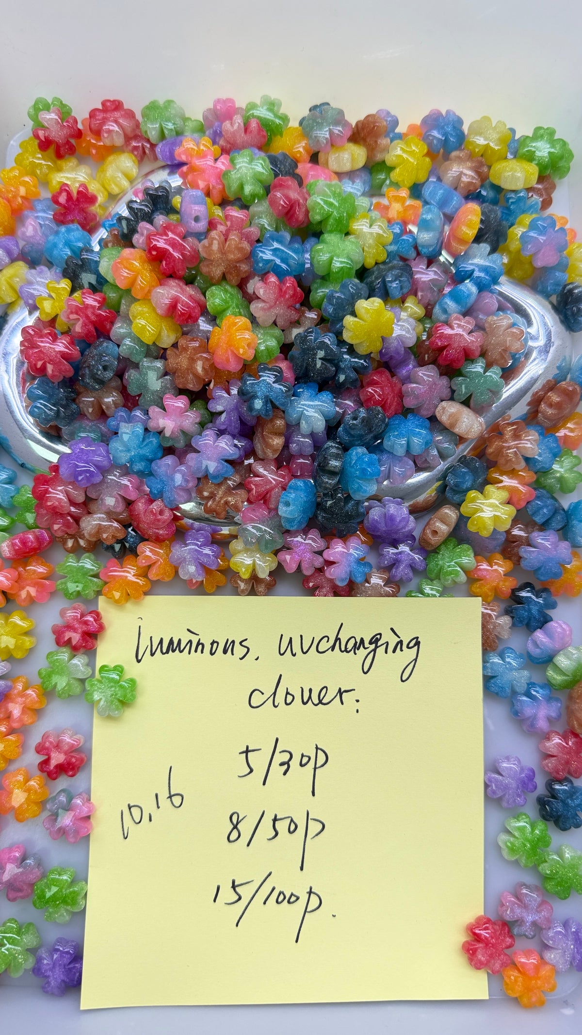10.16 NEW-luminous uvchanging clover
