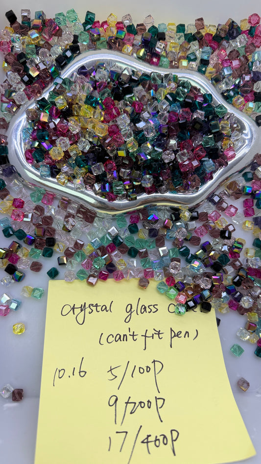 10.16 NEW-crystal glass cube
