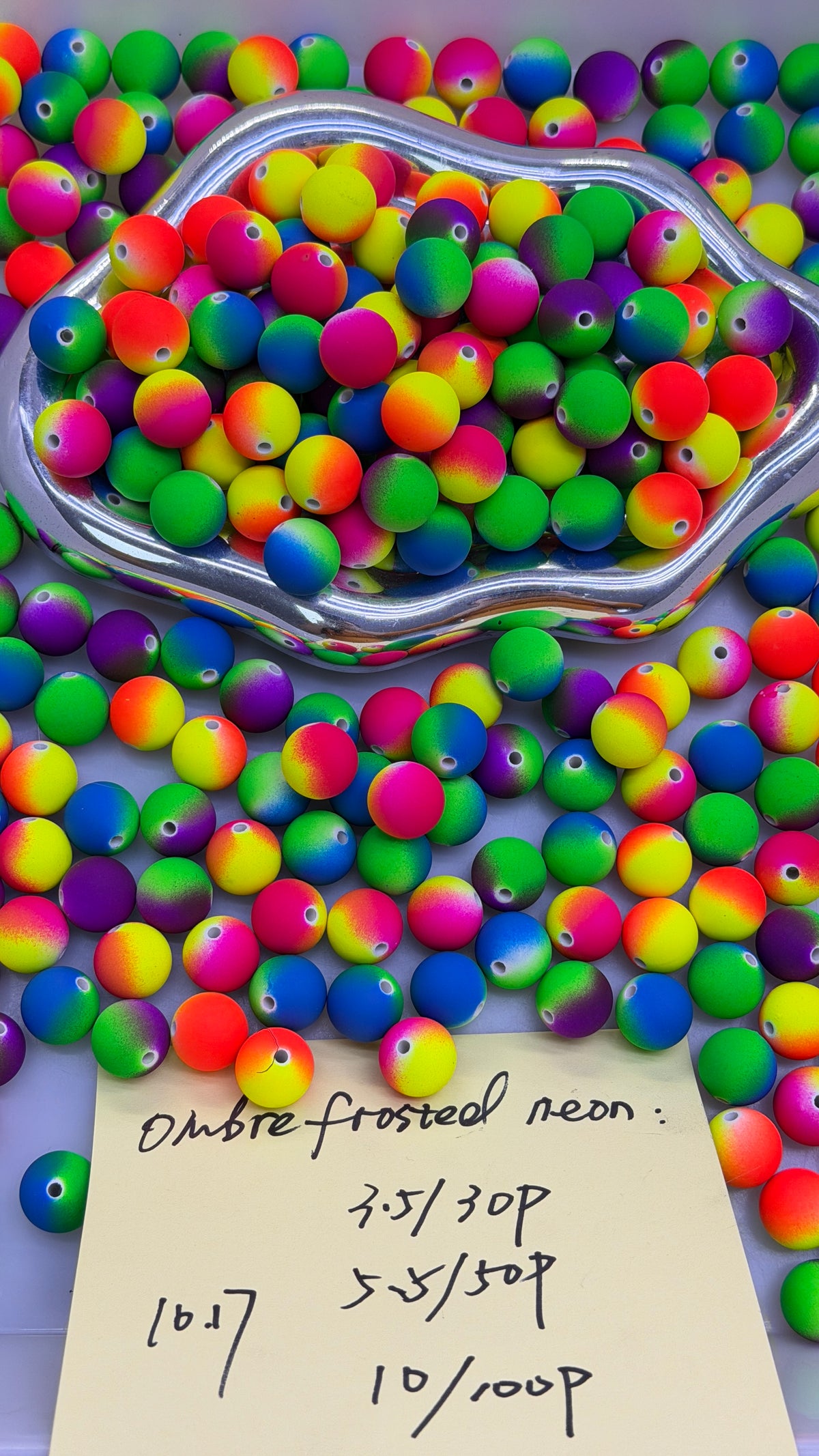 10.17 NEW-ombre frosted neon