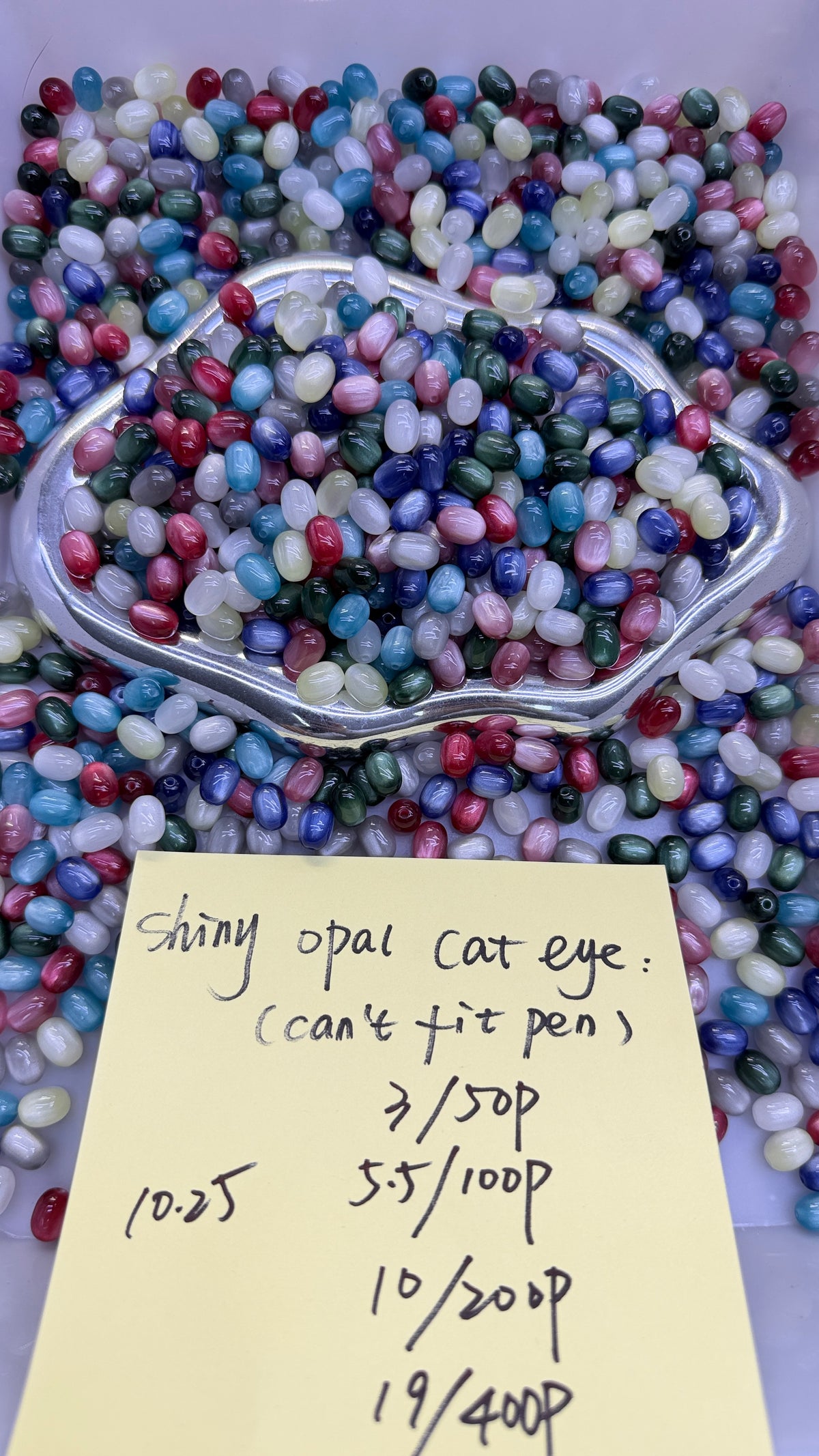 10.25 NEW-shiny opal cat eye