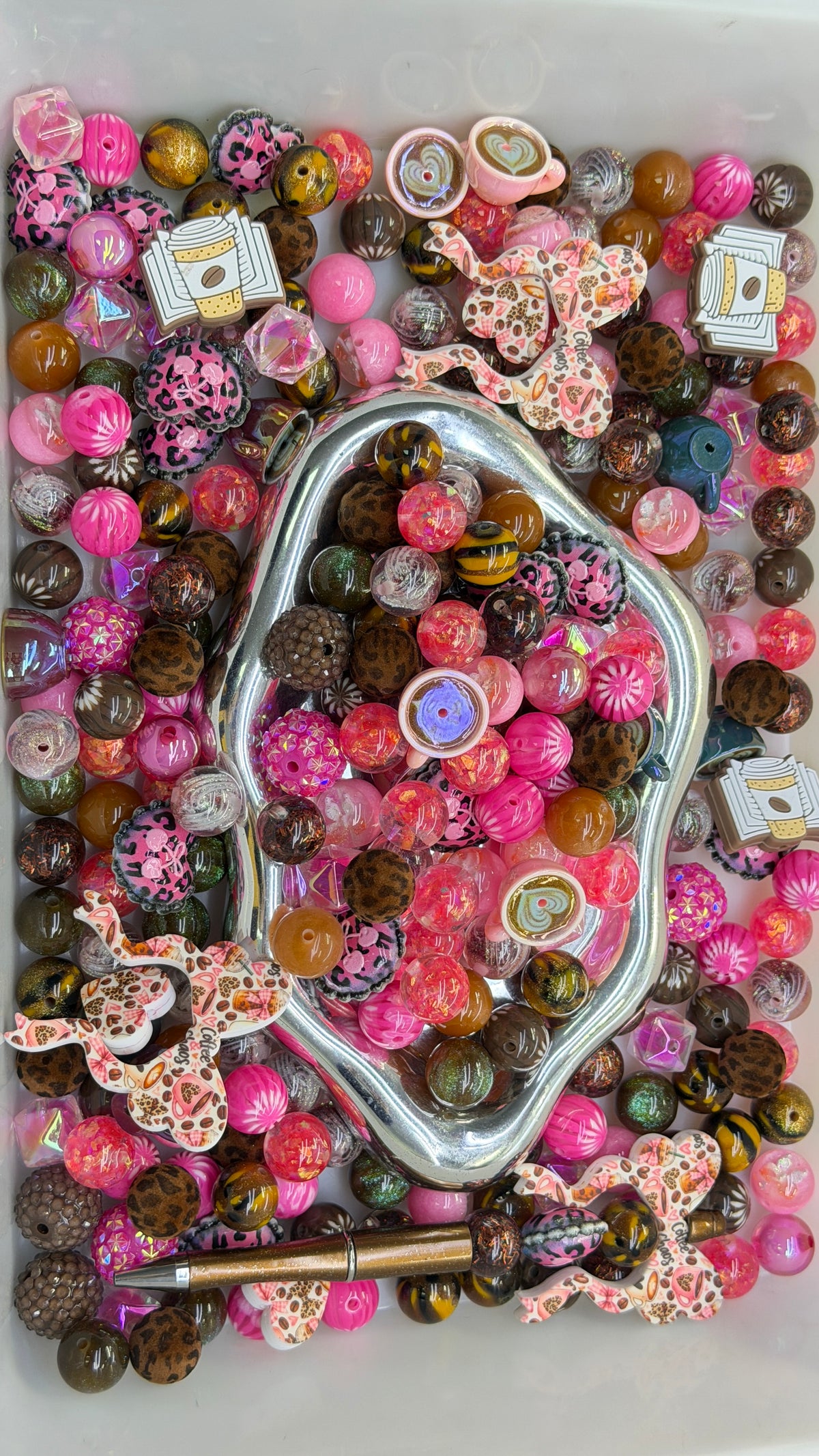 10.30 FOCAL MIX BEADS:lazy cozy coffee