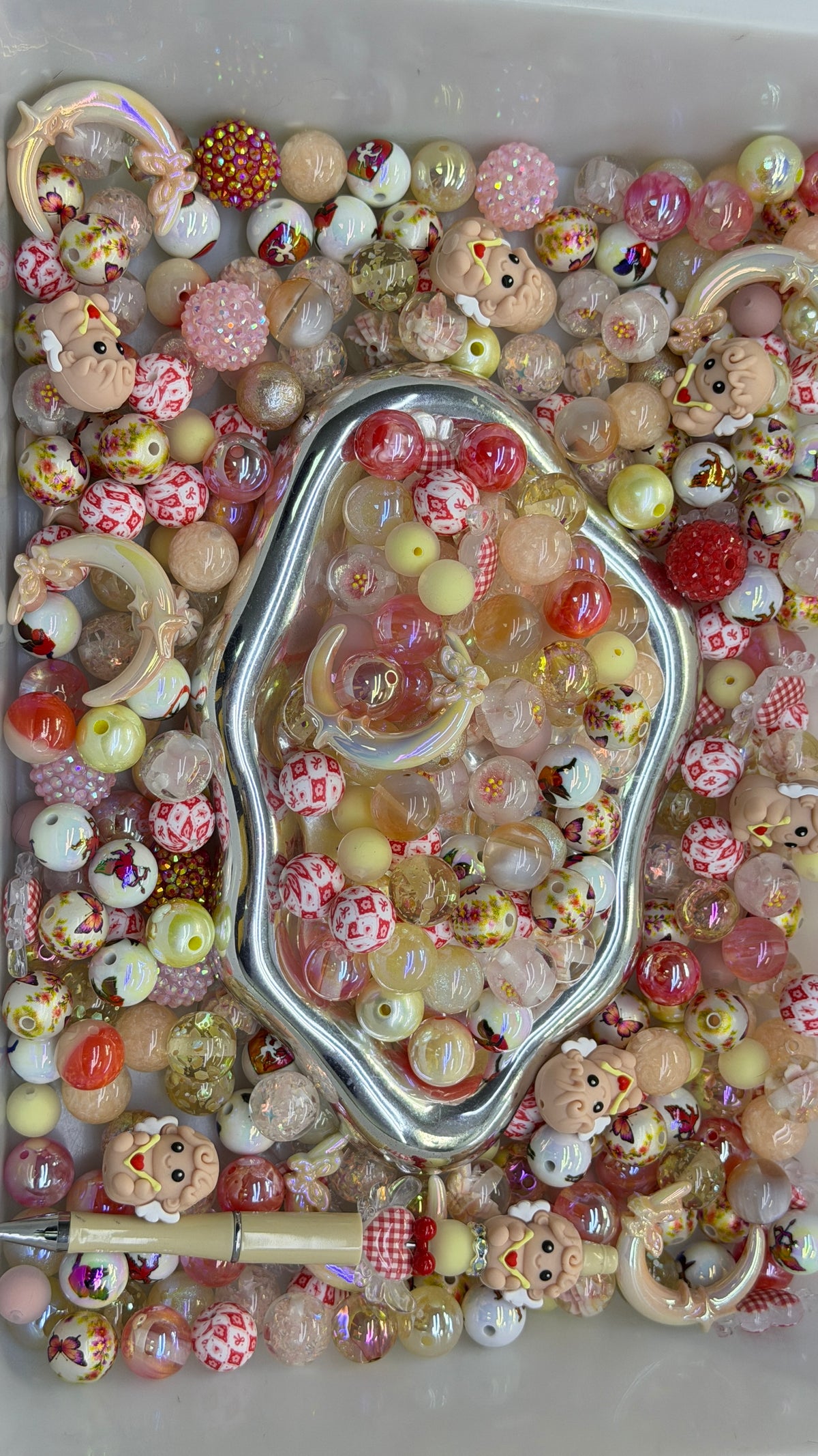10.30 FOCAL MIX BEADS:blush moon