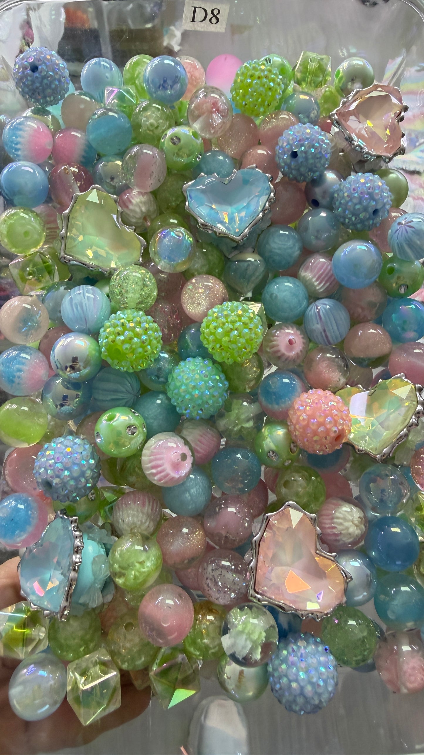 8.23 FANCY MIX BEADS:D8 heart of dreams