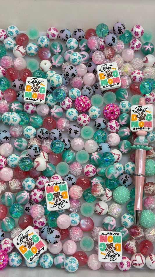 10.7 FOCAL MIX BEADS:Doggie love