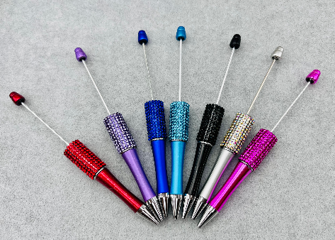 diy pens:panted colors,beadable pen